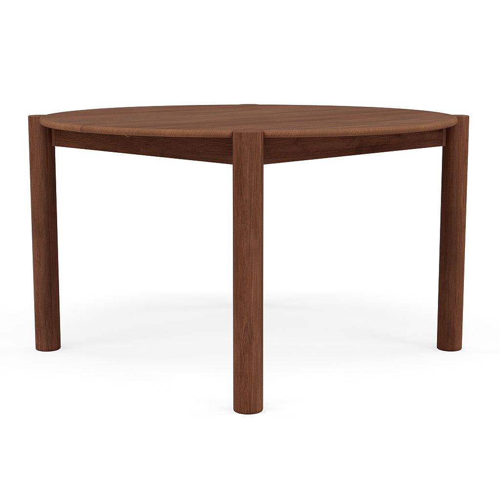 Olivia Round Extension Dining Table - Solid Walnut - 130cm-170cm