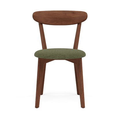 Henrik Dining Chair - Solid Walnut - Fabric Seat