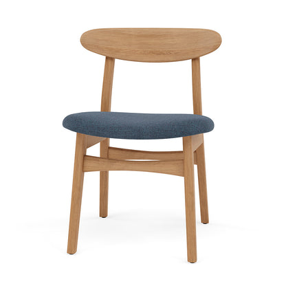 Astrid Dining Chair - Solid Oak - Fabric Seat