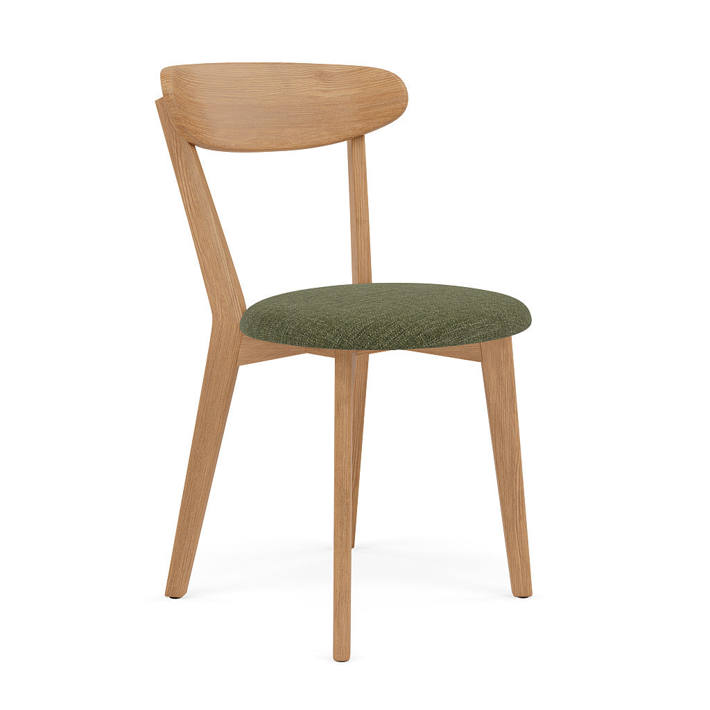 Henrik Dining Chair - Solid Oak - Fabric Seat