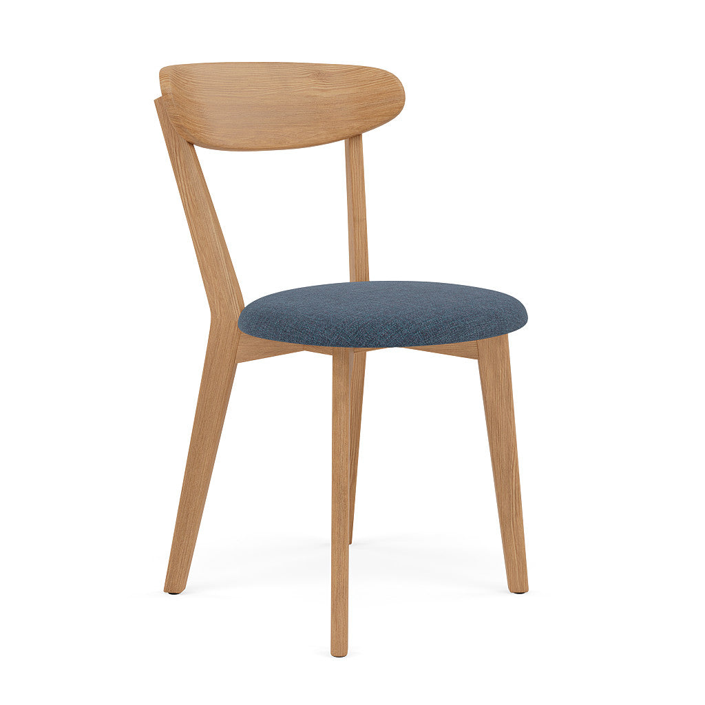 Henrik Dining Chair - Solid Oak - Fabric Seat