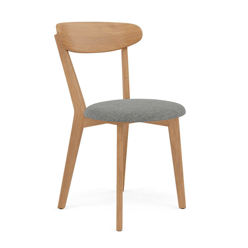 Henrik Dining Chair - Solid Oak - Fabric Seat