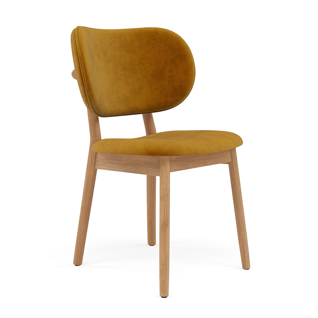 Stefan Dining Chair - Solid Oak - Fabric Seat