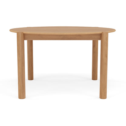 Olivia Round Extension Dining Table - Solid Oak - 130cm-170cm