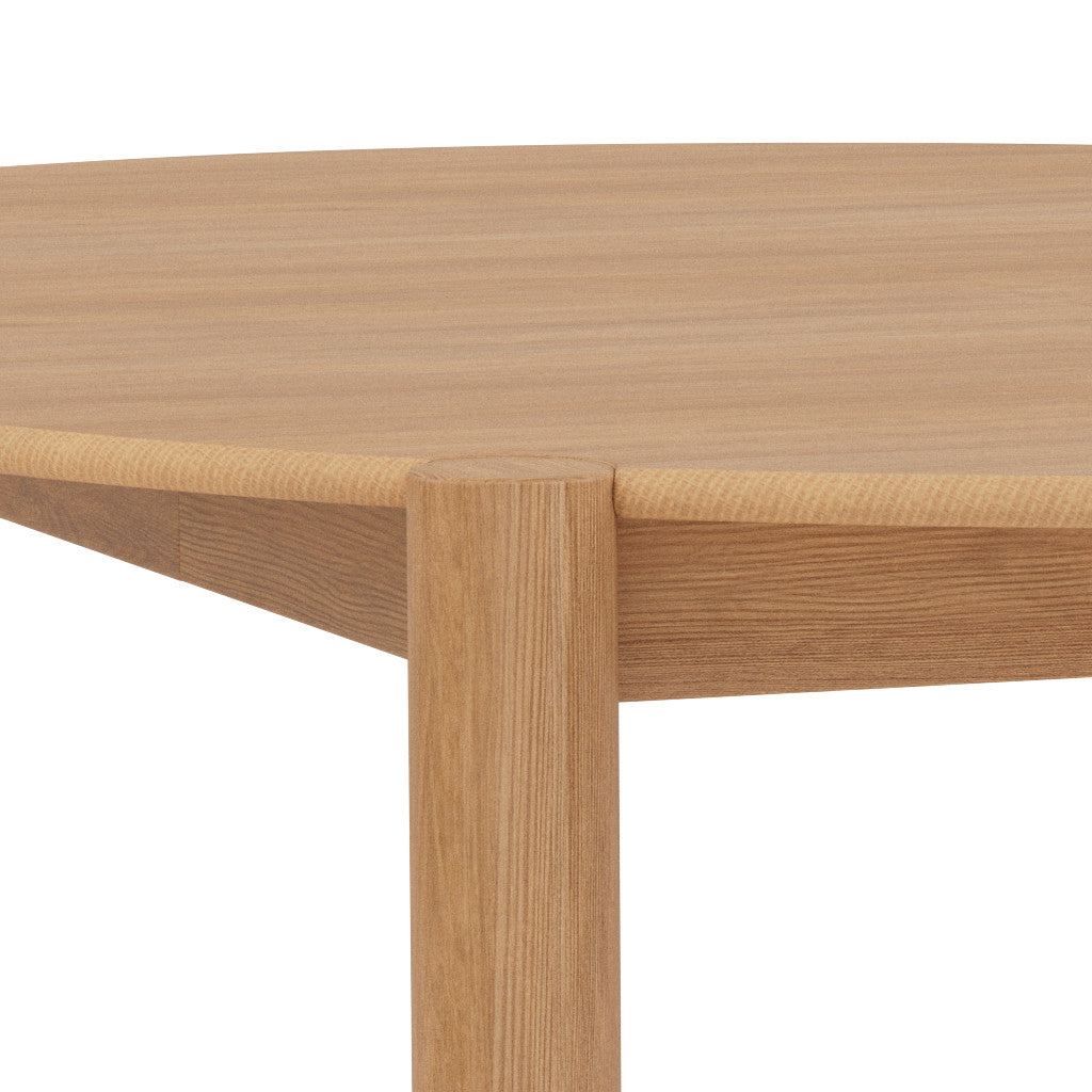 Olivia Round Extension Dining Table - Solid Oak - 130cm-170cm