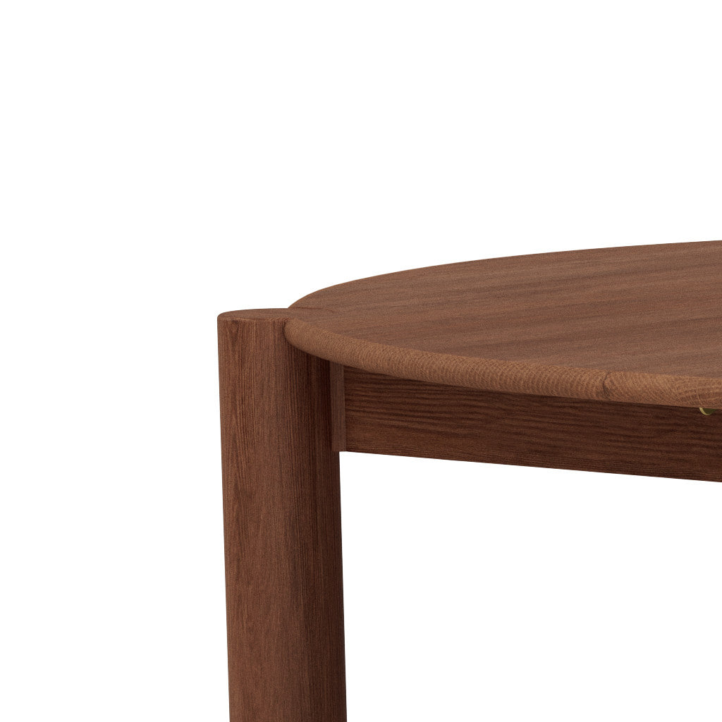 Olivia Round Extension Dining Table - Solid Walnut - 130cm-170cm